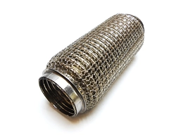 Гофра глушителя трехслойная усиленная (wire mesh) Hydra Style (кольчуга) длина 230мм, диаметр трубы 55мм фото