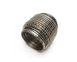 Гофра глушителя трехслойная усиленная (wire mesh) Hydra Style (кольчуга) длина 100мм, диаметр трубы 76мм фото
