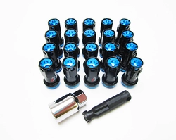Комплект колесных гаек Max Guard M12x1.25 синие фото