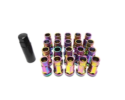 Комплект колесных гаек Muteki Super Tuner SR48 M12x1.25 радужный хром фото