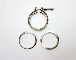 V-band хомут с фланцами, диаметр 2.5